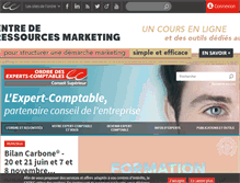 Tablet Screenshot of experts-comptables.fr
